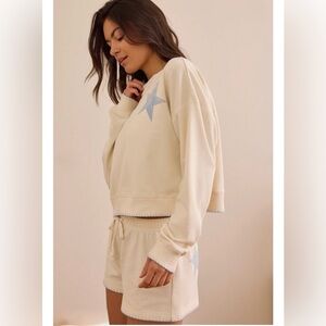 SET Altar’d State Star Lounge Top and Shorts